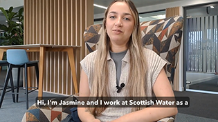 Graduate Jasmin Darjee talking on video about her career experiences on the Graduate Programme