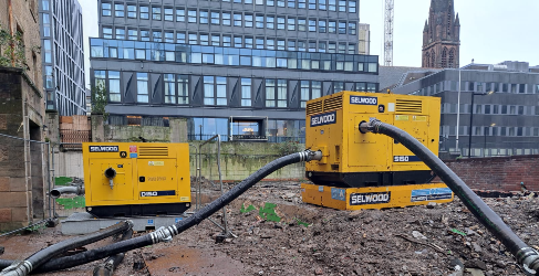 Specialised pumps have been brought in