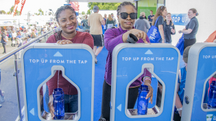 Temporary Top up Taps, seen here at the Royal Highland Show, will be installed at key venues in Orkney to keep athletes, coaches and supporters hydrated during the Island Games