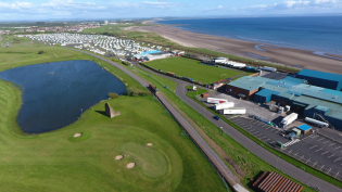 Saltcoats aerial shot