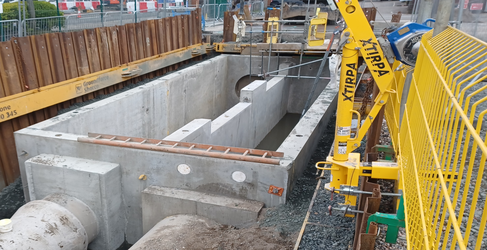 A new Combined Sewer Overflow (CSO) has been built A8 Greenock Flood Alleviation Project