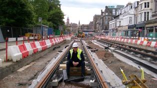 Brian Warren trams Edinburgh