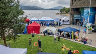 Water Safety Scotland Open Day Event Set Up