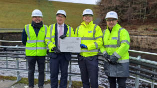 L-R Chris Clark, Paul McLennan, Alex Plant and Donald MacBrayne
