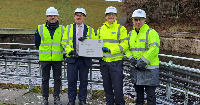 L-R Chris Clark, Paul McLennan, Alex Plant and Donald MacBrayne