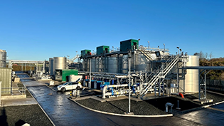 General view of new Winchburgh waste water treatment works